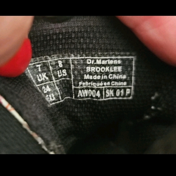 Dr Martens Kids Brooklee Lace Ankle Combat in White Floral Feminine Boot 8 - Picture 10 of 13